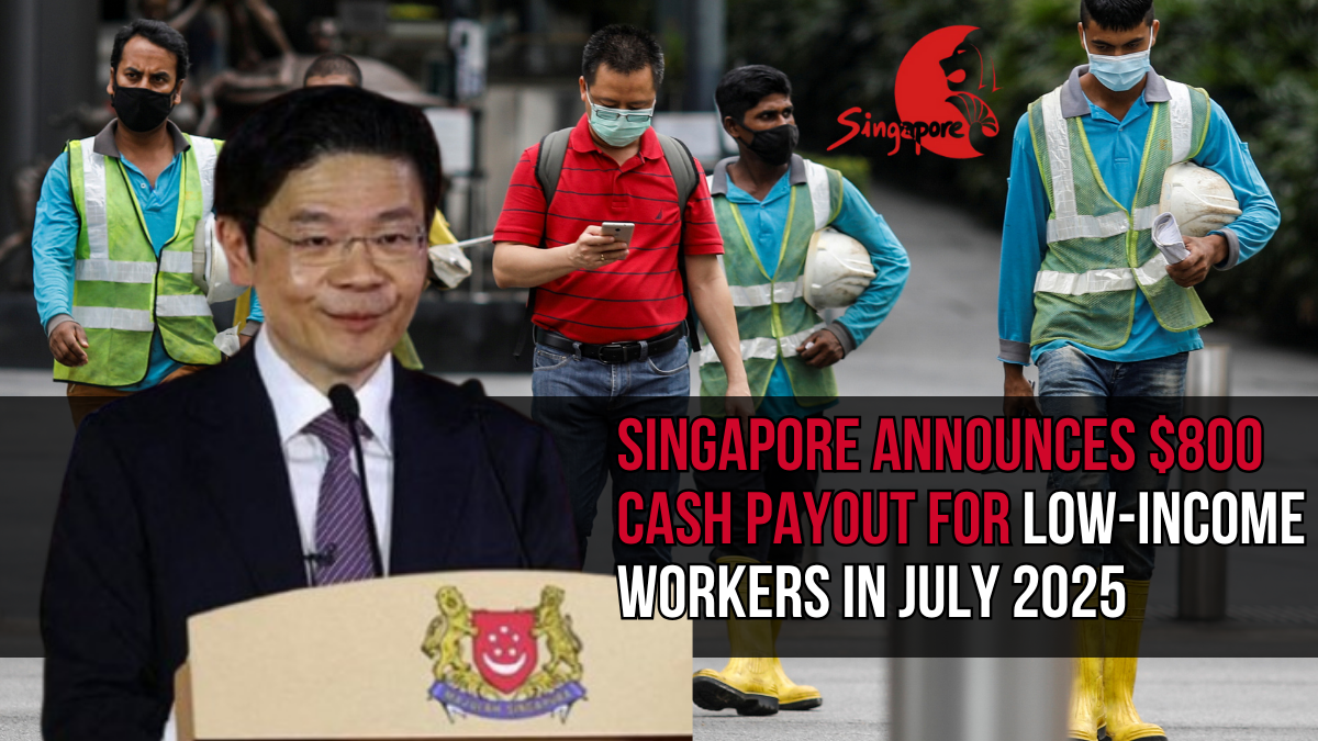 S$800 Payout in July 2025 for Singapore’s Low‑Income Workers: Eligibility & Details