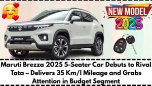 Maruti Brezza 2025 5-Seater Car Debuts to Rival Tata – Delivers 35 Kml Mileage and Grabs Attention in Budget Segment