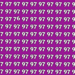 Brain Teaser: Find 76 and 67 Hidden Among 97 in This Optical Illusion in 7 Seconds